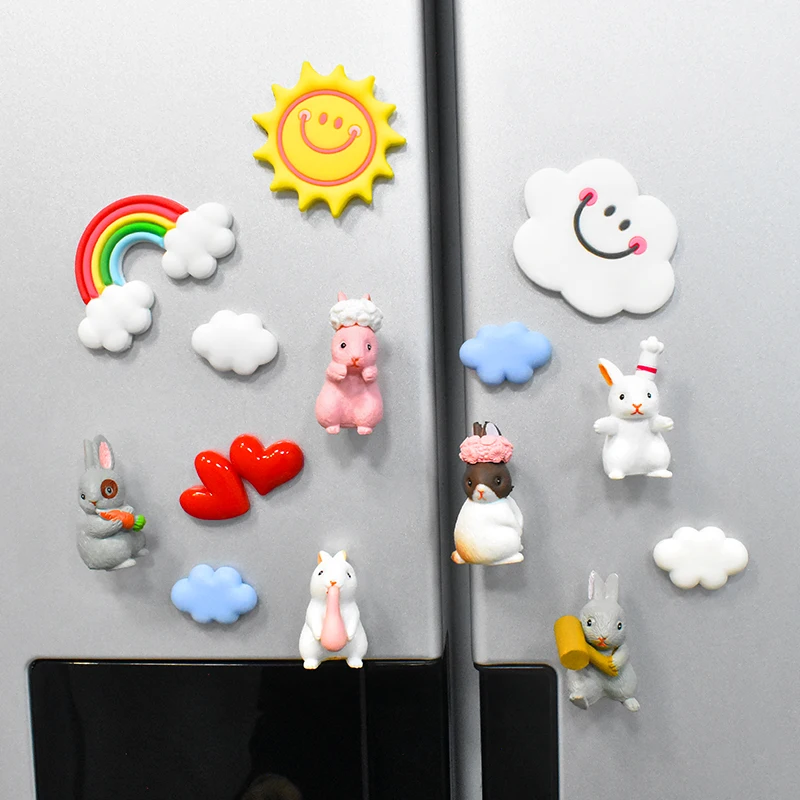 1/3 шт. гирлянда магнит на холодильник 3D стерео комбинация милый декоративный