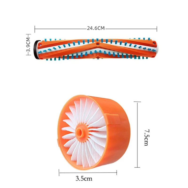 Для BLACK + DECKER BSV2020G/BSV2020P POWERSERIES Extreme Cordless Stick Основная щетка HEPA-фильтр Сменные