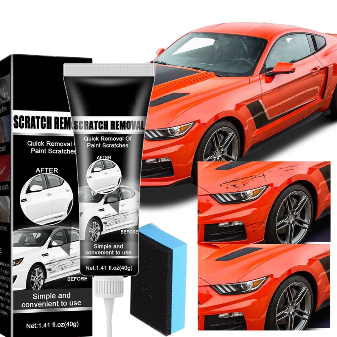 40g Car Scratch Repair Cream Polishing Wax Anti Scratch Agent Vehicle Paint Maintenance Care Tools Auto Cleaning Accessories