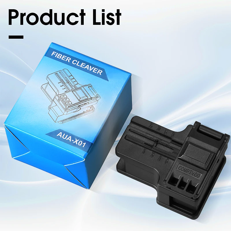 AUA-X01 Fiber Cleaver Cable Cutting Knife FTTH Fiber Optic Knife Tools Cutter Fiber Cleavers 12 Surface Blade