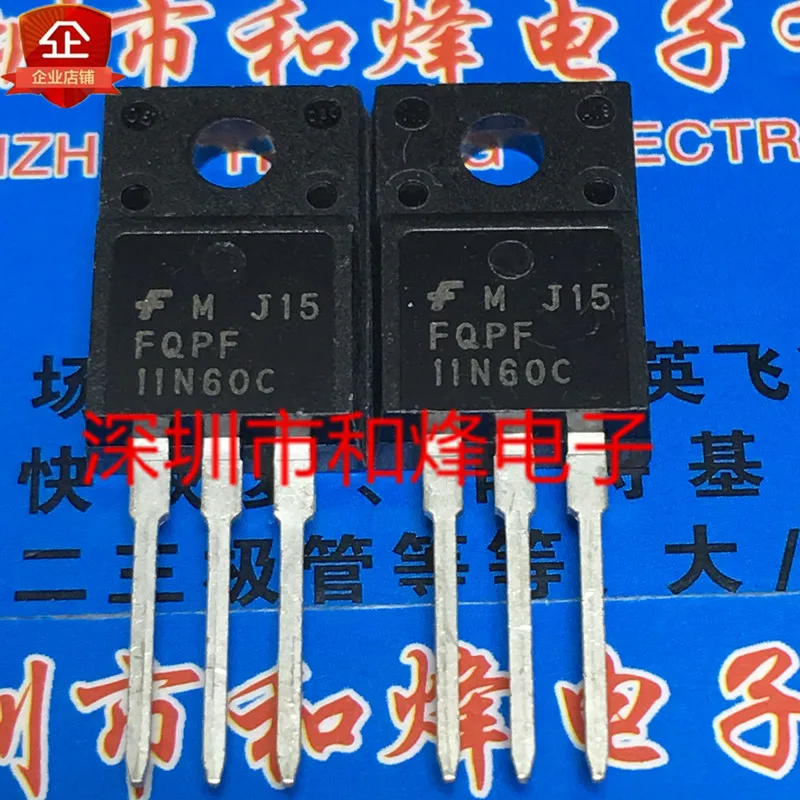 30 шт. Оригинальный Новый FQPF11N60C TO-220F 600V 11A