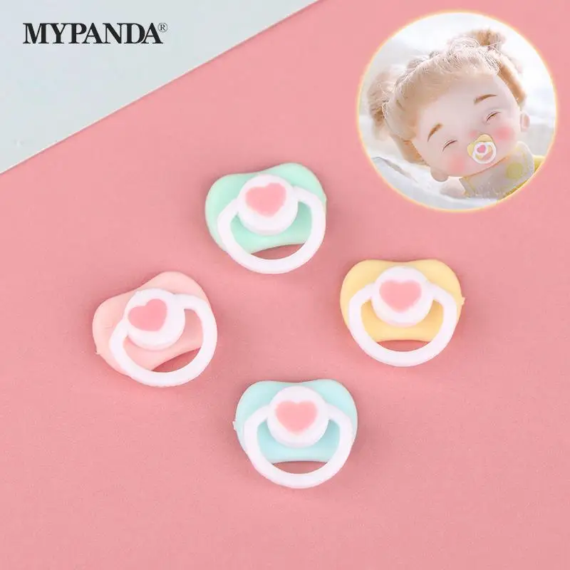 

5Pcs Lovely Mini Doll Pacifier Play House Supplies Dummy Nipples For OB11 BJD Doll Baby Dolls Kids Toy Baby Pacifier Accessories