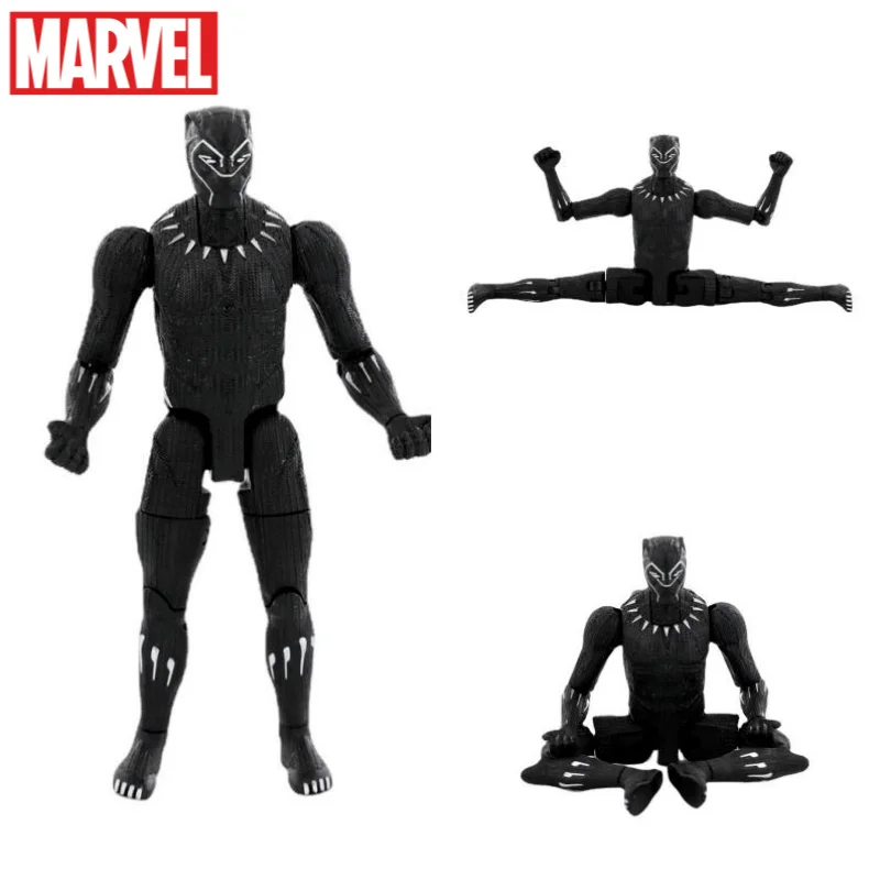 

Marvel's new Avengers peripheral cartoon black panther movable doll hand-made decoration creative toy holiday gift wholesale