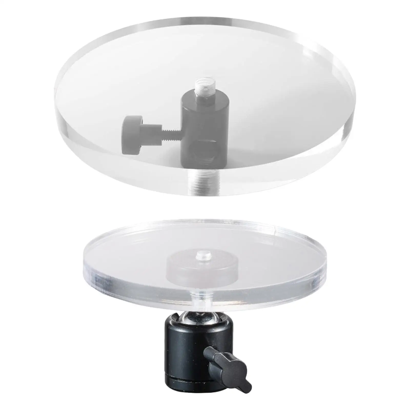 Round Acrylic Riser Display Stand Desk Holder for Necklaces Dessert Watches