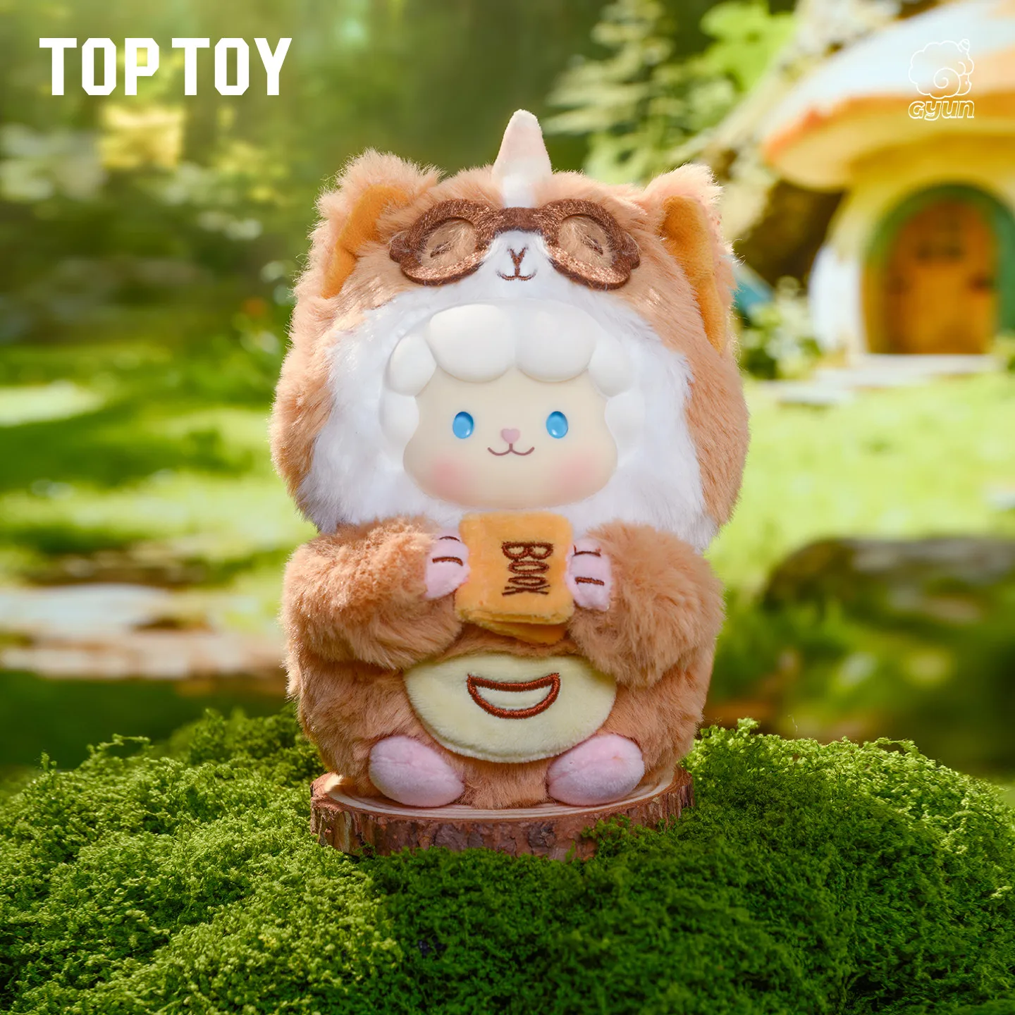 Фото TOPTOY Слепая коробка-сюрприз: Плюшевая кукла Gyun из серии «Друзья-грызуны» (Овечка), виниловая милая фигурка, настольное украшение, коллекционный подарок №2