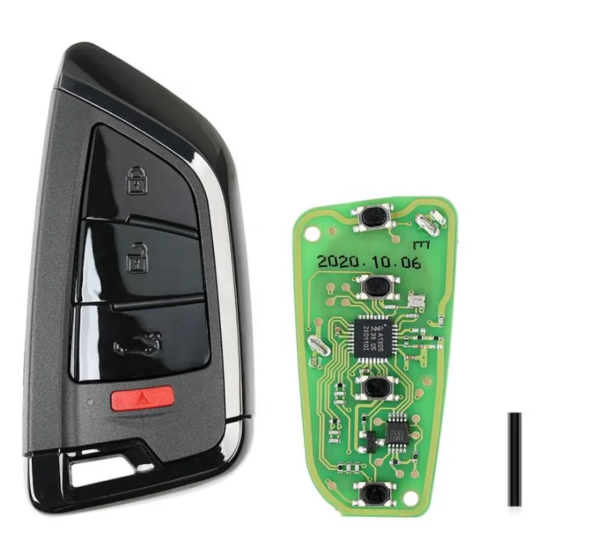 Для хит продаж Xhorse VVDI Knife Style-4BTN Memoeial Smart Remote Key XSKF21EN