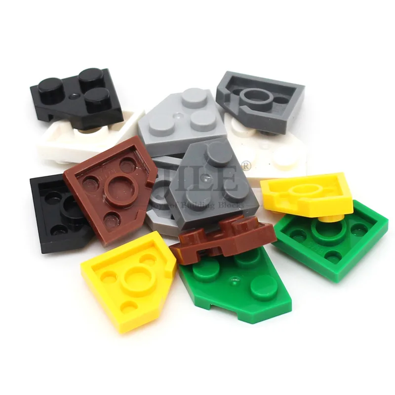 Клиновидная пластина Moc 20 шт. 2x2 уголок для сборки сделай сам развивающие