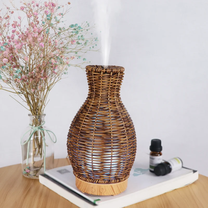 

Диффузор для ароматерапии, диффузор для эфирных масел с 7 красочными ночниками, портативный мини-увлажнитель воздуха