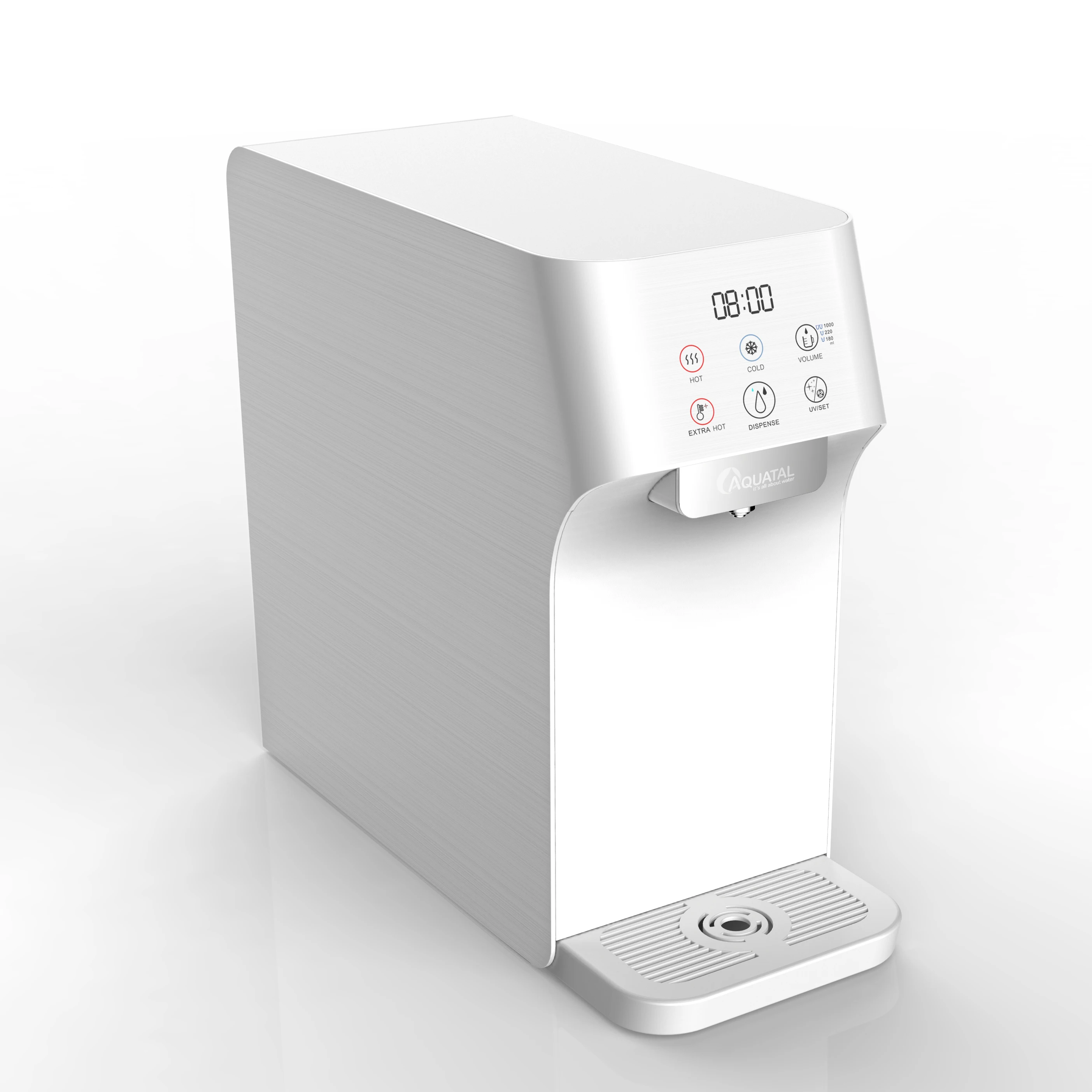 

Most popular modern mini POU desktop hot and cold UF filter system water dispenser