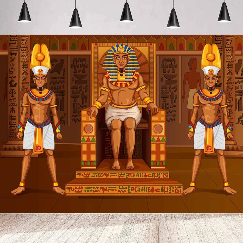 Фон для фотосъемки с изображением Древнего Египта задний план Фараона