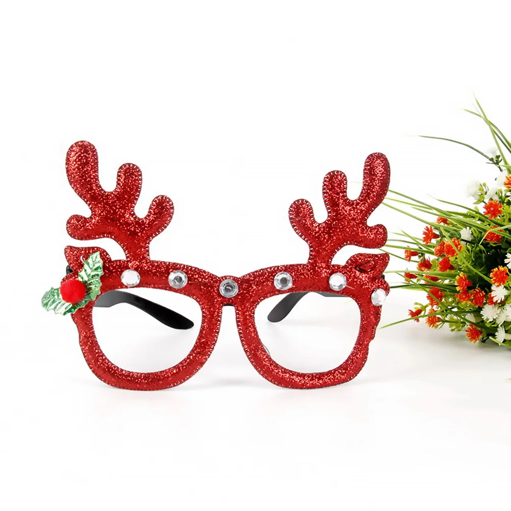 

14pcs Christmas Style Glasses Frames Funny Glasses Decoration for Photography Prop