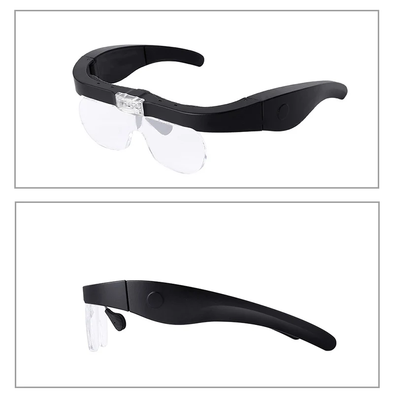 1 5X 2 3 5 0X увеличительное стекло лупа для глаз светодиодное освещение USB