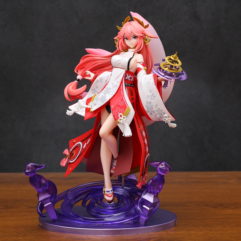 

Hot Game Genshin Impact Yae Miko Figure PVC Model Doll Collection Gift Decoration