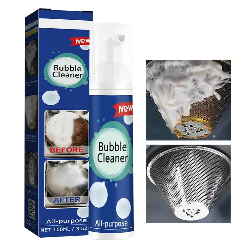 

Kitchen Cleaner Spray Multipurpose Oil Stain Degreaser Foam Oil Remover Harmless Ingredient All-purpose Kitchen Cleaning Tools