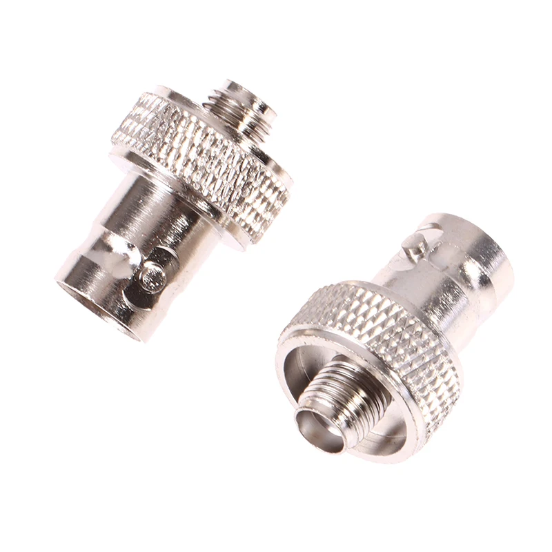 

2Pcs Connector Coaxial Adapter Convert Adapter SMA Female To BNC Female RF Coaxial Cable Adapter For Two-way Radios
