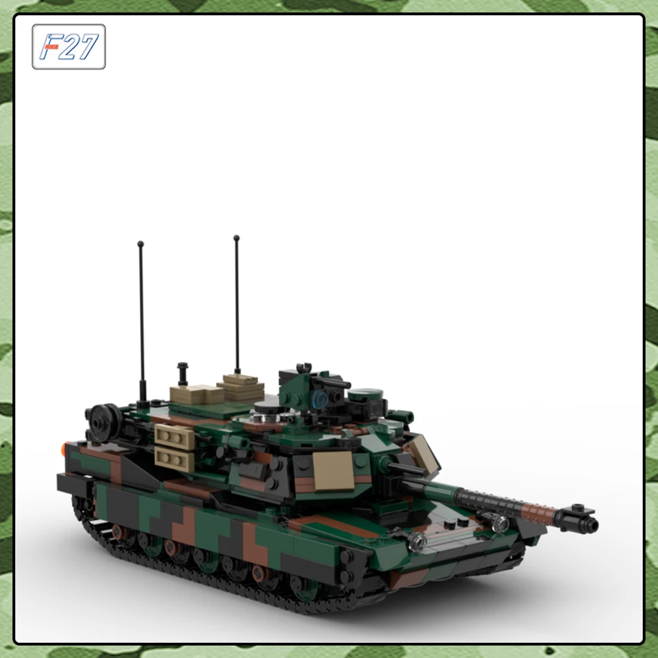 Конструктор MOC серии милитари M1A2 ABARMS