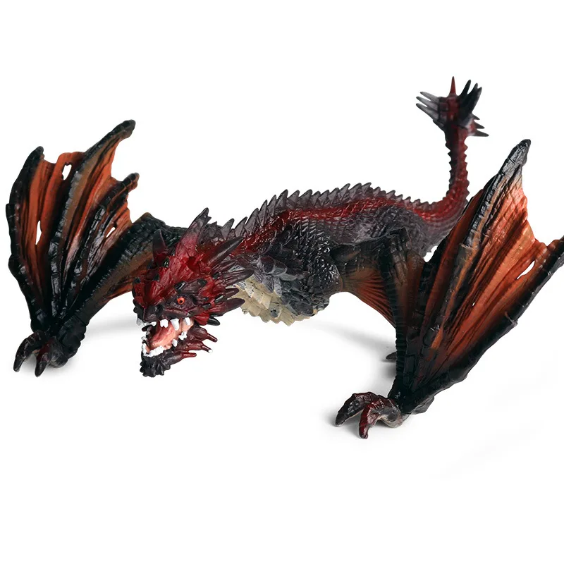 

2023 New Simulation Dinosaur Model Ancient Animal Model War Dragon Beast Warcraft Dragon Flying Dragon Children's Dinosaur Toy