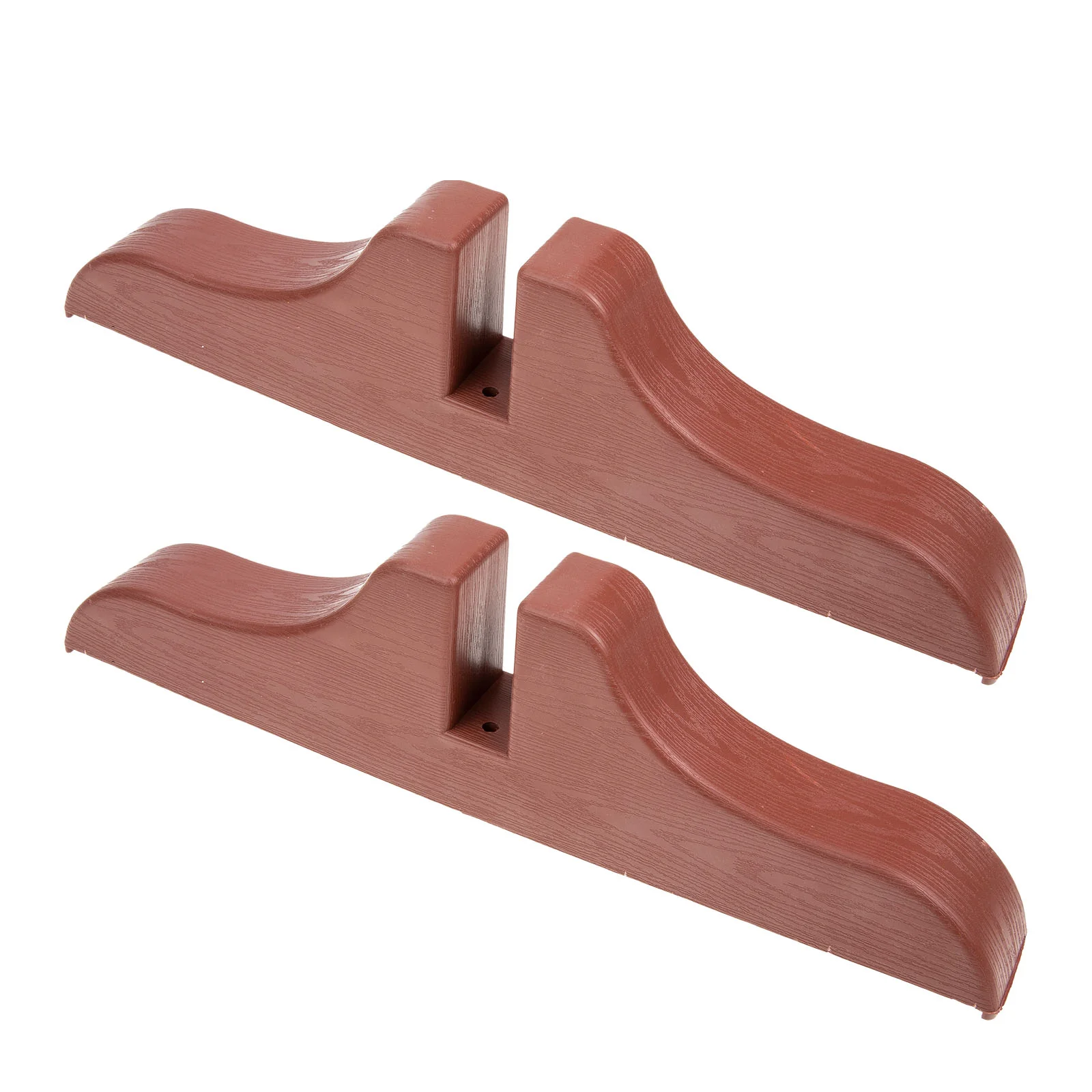 

2 Pcs Screen Base Household Decor Feet Home Supply Room Clips Support Frame Divider Stand Wear-resistant Plastic Office Bracket