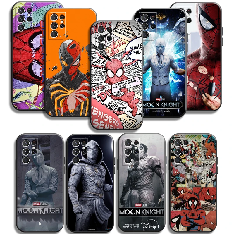 Marvel Spiderman Phone Cases For Samsung Galaxy A31 A32 4G A32 5G A42 5G A20 A21 A22 4G 5G Carcasa Back Cover
