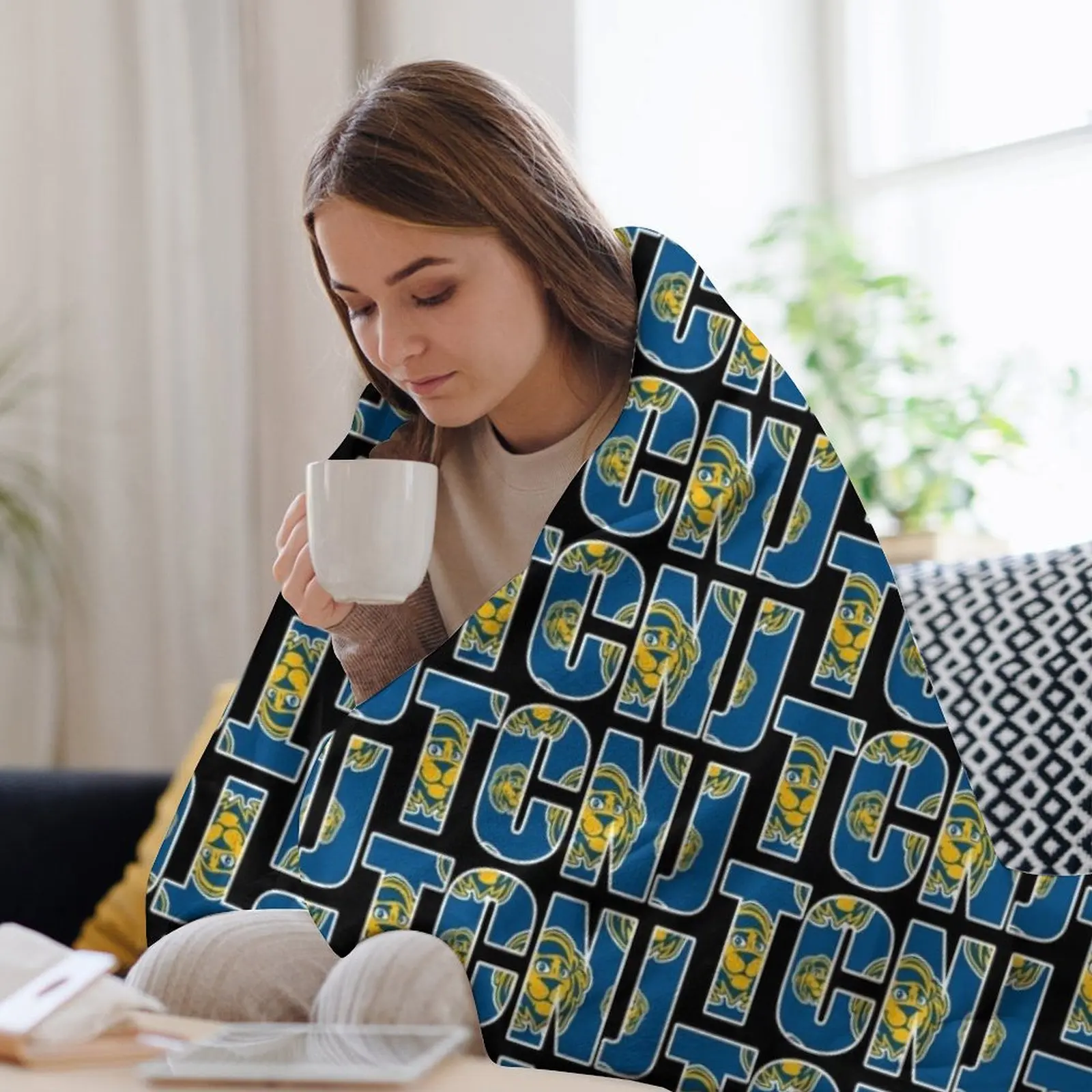 TCNJ Roscoe текстовое одеяло для косплея аниме очень большое милые одеяла