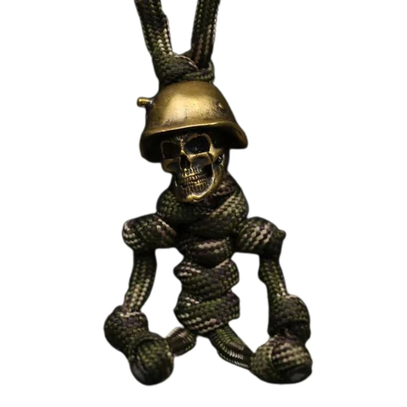 Подвеска в виде солдатика-скелета, Декоративное подвесное украшение, очаровательные принадлежности для кошелька, багажа, аксессуары для одежды A0KF