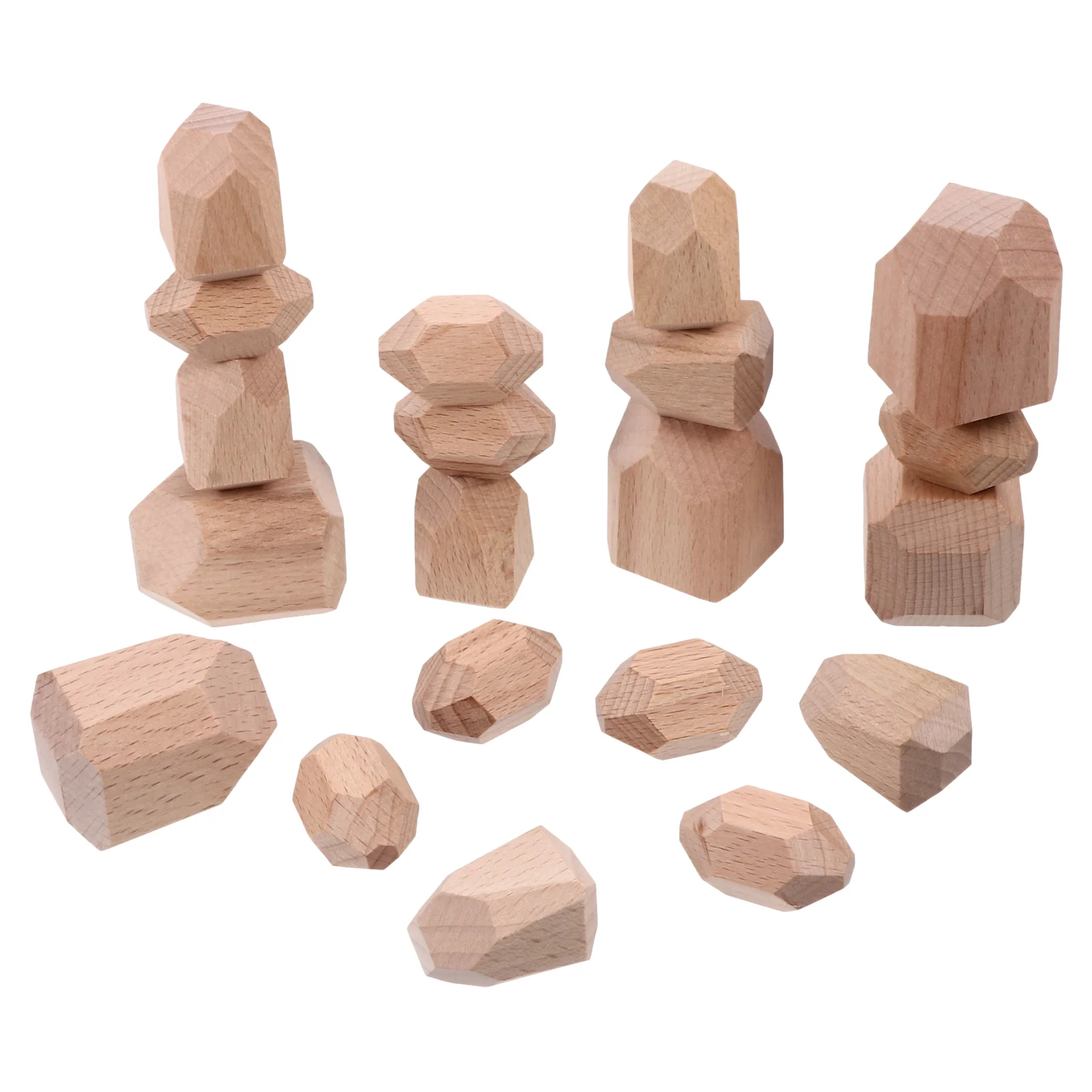 

20PCS Creative Durable Practical Stack Toys for Stack Kids Building Education