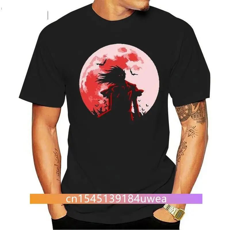 

Men T shirt Hellsing Alucard Moon Hell Sing s Cotton Casual funny t-shirt novelty tshirt women
