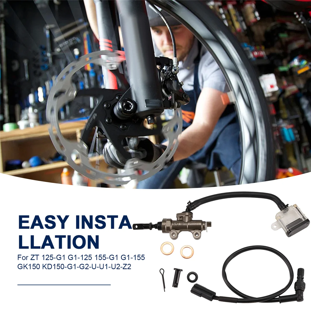 Насос заднего дискового тормоза мотоцикла масляный насос главный для ZONTES ZT 125-G1