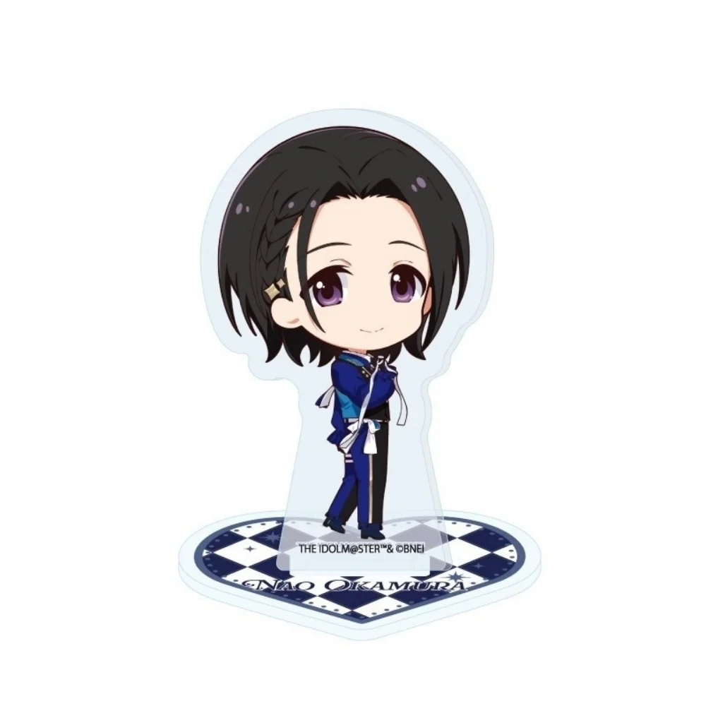 Фото Акриловая подставка Anime Idolmaster SideM с фигуркой Пьер Рё, 10 см, двусторонняя, декор для стола, брелок, коллекционные предметы для отаку. №4