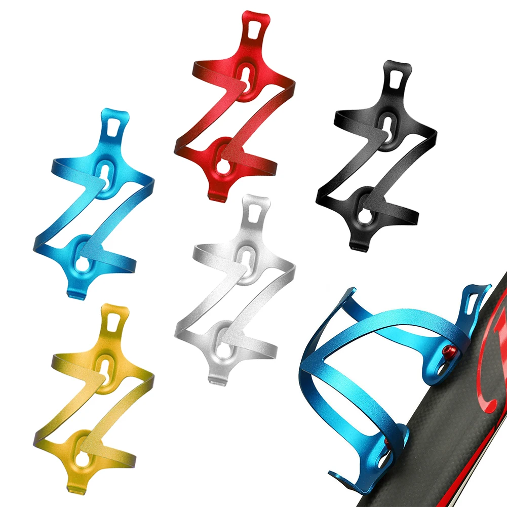 

Bicycle MTB Water Bottle Holder Aluminum Alloy Colour Bicycle Water Bottle Cage Drink Cup Holder Road MTB Rack Accessories