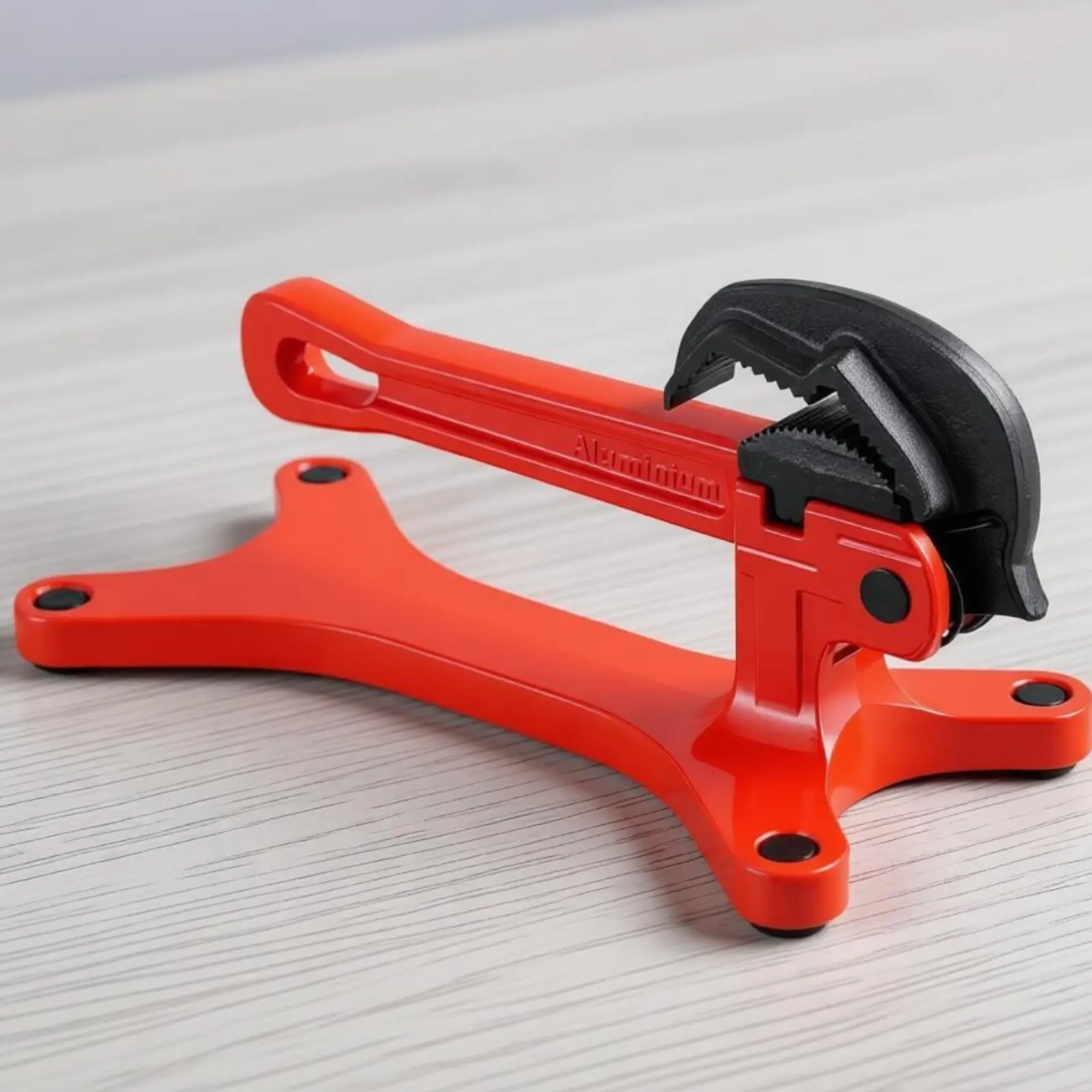 Фото Трубные тиски-зажимы Yoke Pipe Vise: Сверхпрочные портативные зажимные устройства для труб, прочные стальные захваты, инструмент для мастерской, быстрая регулировка №3