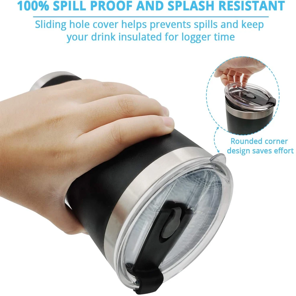 

NEW 304Stainless Steel Thermal Mug Beer Cups Thermos for Tea Coffee Water Bottle Vacuum Insulated Leakproof with Lids Drinkware