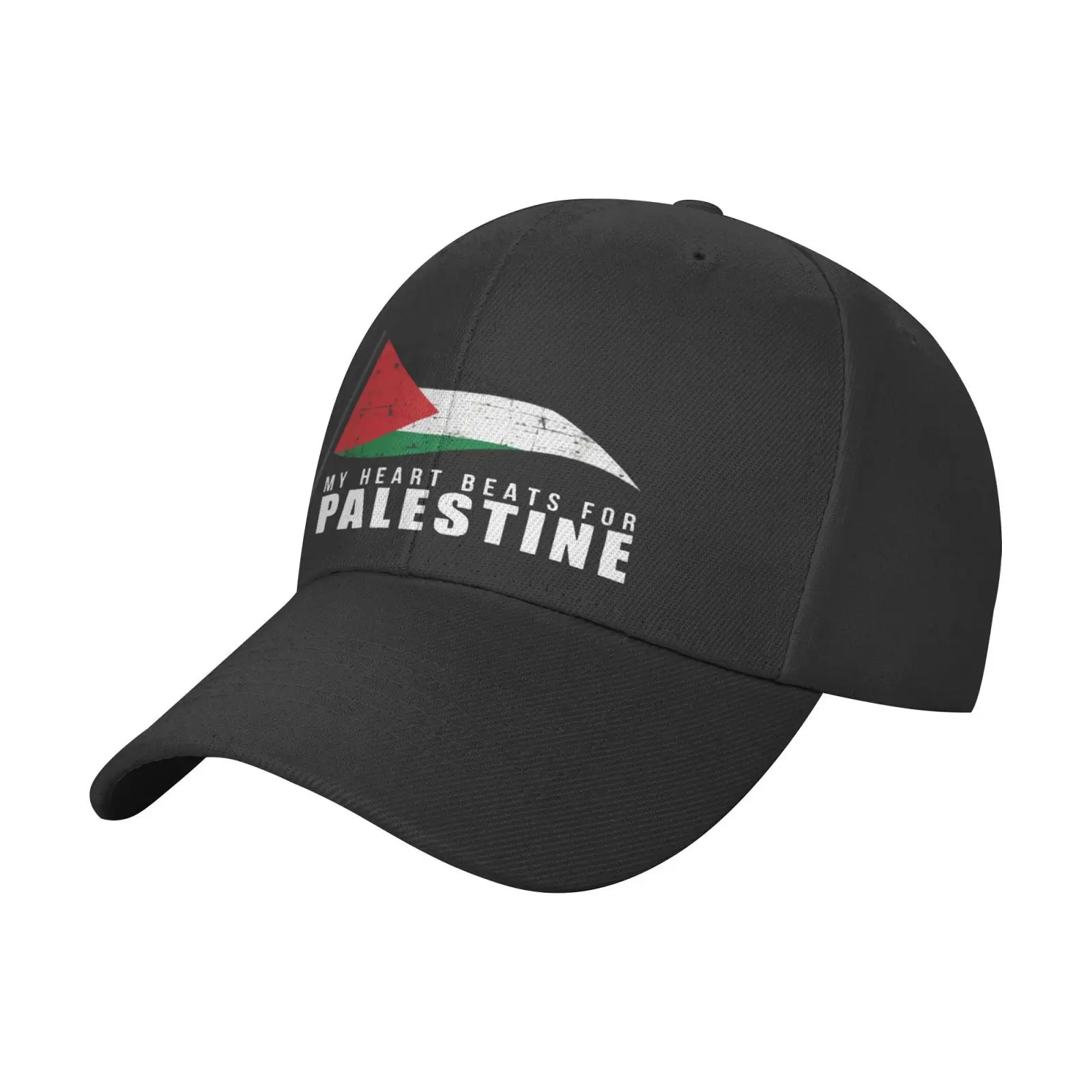 

Кепка с надписью My Heart Beats для Газы, мужская Кепка для гольфа, мужские солнцезащитные шапки, Ковбойская шапка, шапки для мужчин и женщин, берет...