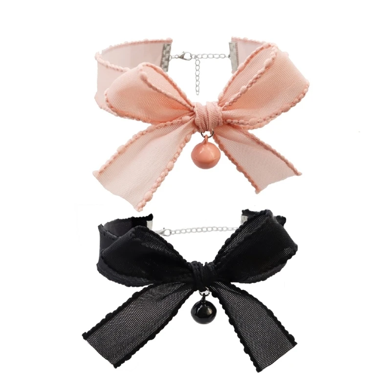 

Fashion Trend Light Luxury Niche Collarbone Chain Temperament Simple Hand-Woven Bowknot Aesthetic Necklace 28TF