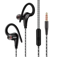 fonge s760 waterproof ipx5 earphone sport running outdoor earphone stereo bass earphone ear hook with mic