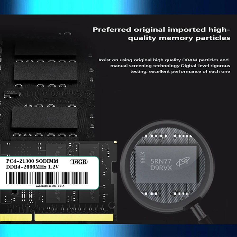 Память для ноутбука YASAR DDR4 RAM 16 ГБ 8 4 32 1 2 В 260 контактов 2666 МГц 2400 2133 ddr4 3200