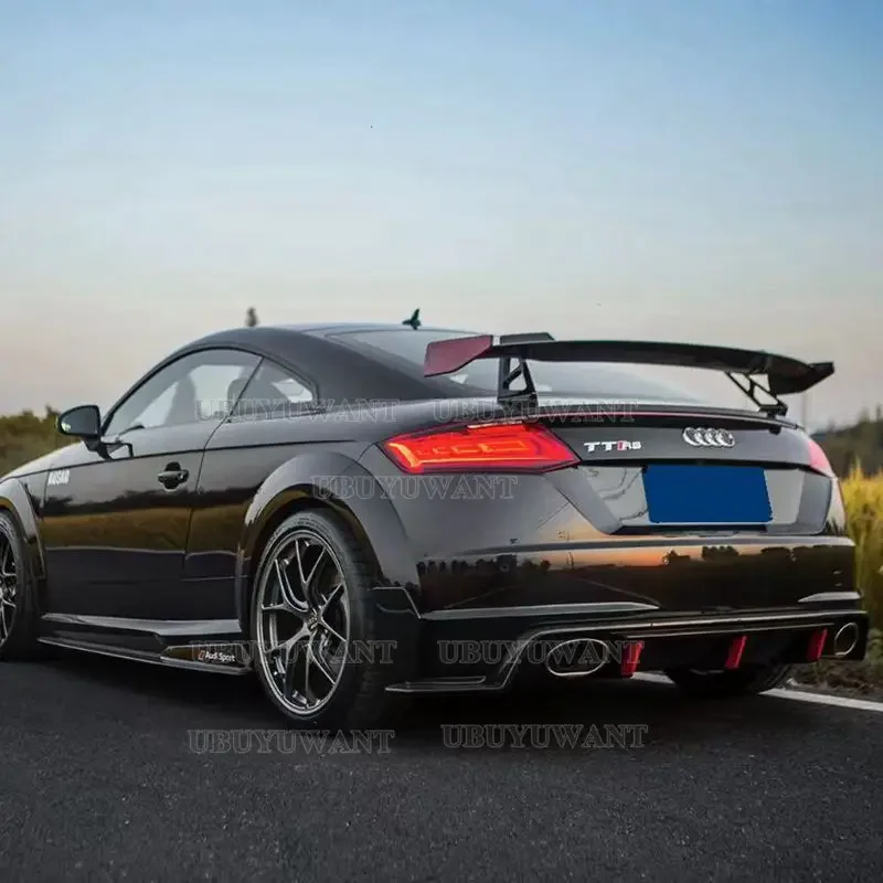 Спойлер для Audi Tt Tts Ttrs R8 MK3 Mk2 кованый задний багажник из настоящего углеродного