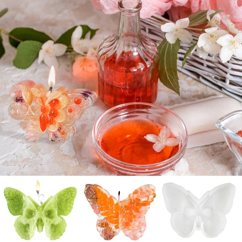 Силиконовая форма сделай сам для изготовления различных бабочек свечей мыла в