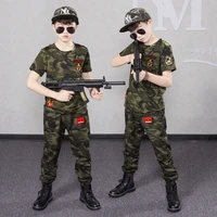 childrens summer camouflage uniform kid sport suits boy camp special forces combat uniform boys clothes set for 6 8 10 12 14 y