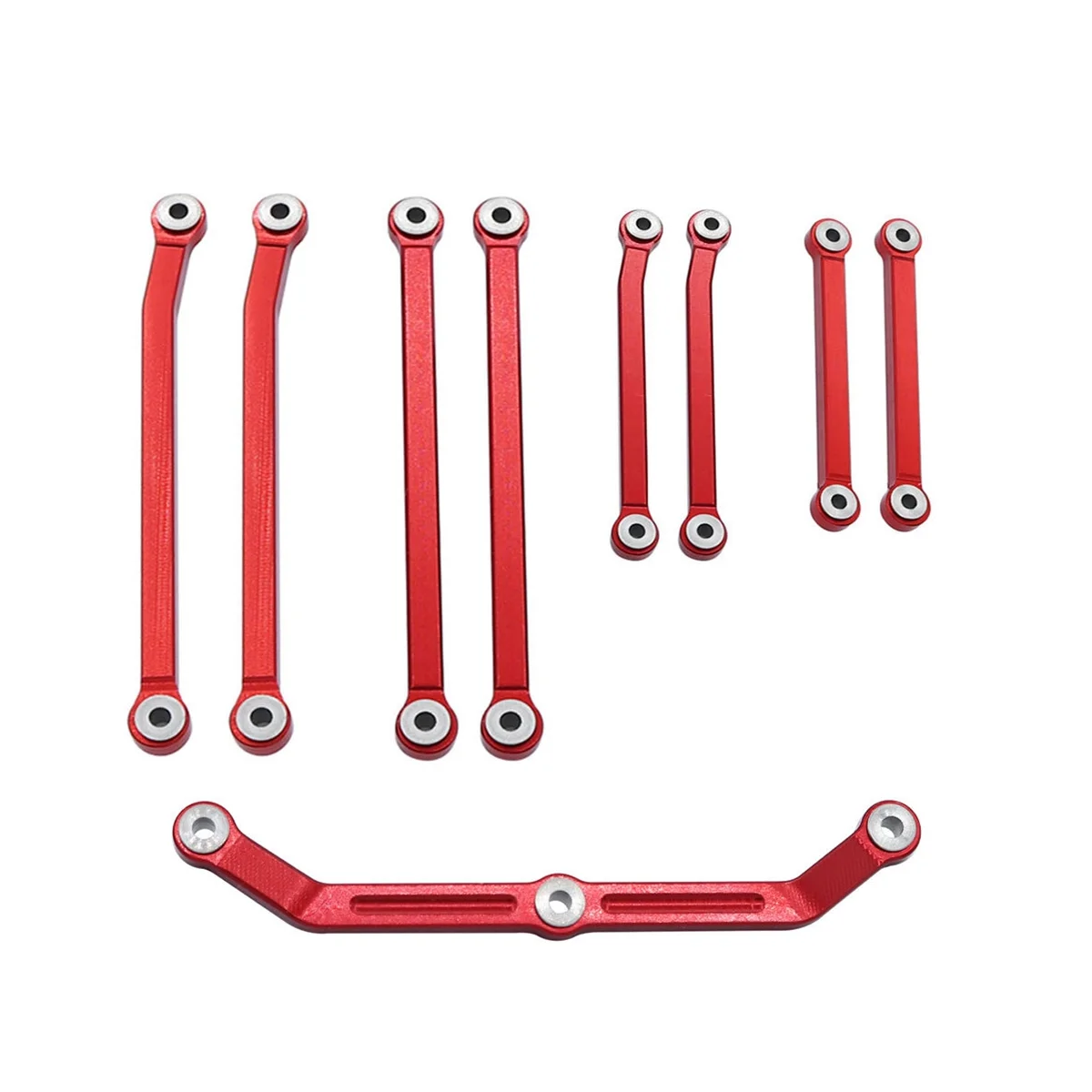 

Metal High Clearance Suspension Link and Steering Link Set 9749 for Traxxas TRX4M 1/18 RC Crawler Car Upgrades Parts,1