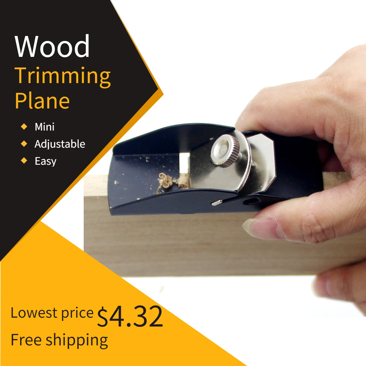 Мини деревообрабатывающий обрезной станок ручной строгальный Столярный Режущий