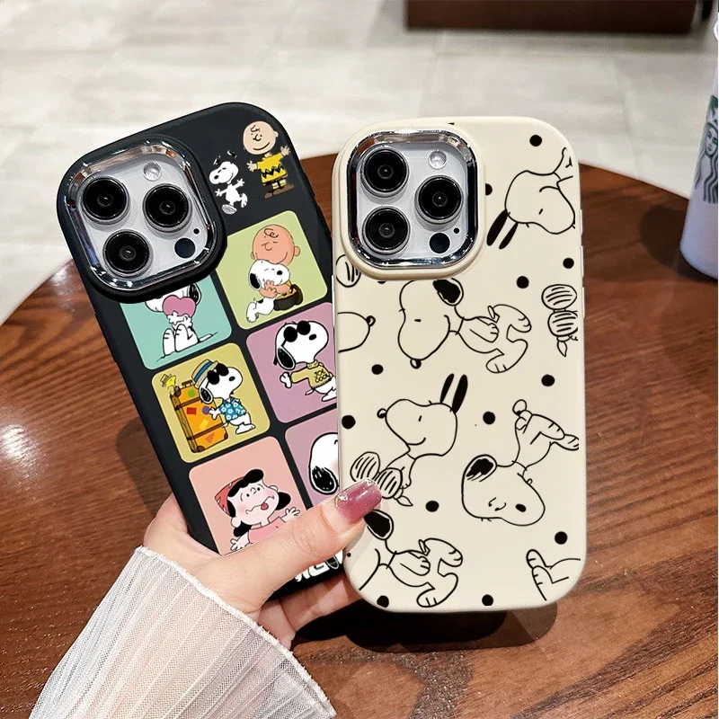 Милый чехол Snoopy для VIVO Y17S V40 V20 V30 V23 V27 V29 E Pro Y200 Y15S Y01 Y17 Y11S Y33S Y21S Y20 Y12S Y16 Y19 S1 Y22S Y36 Y02