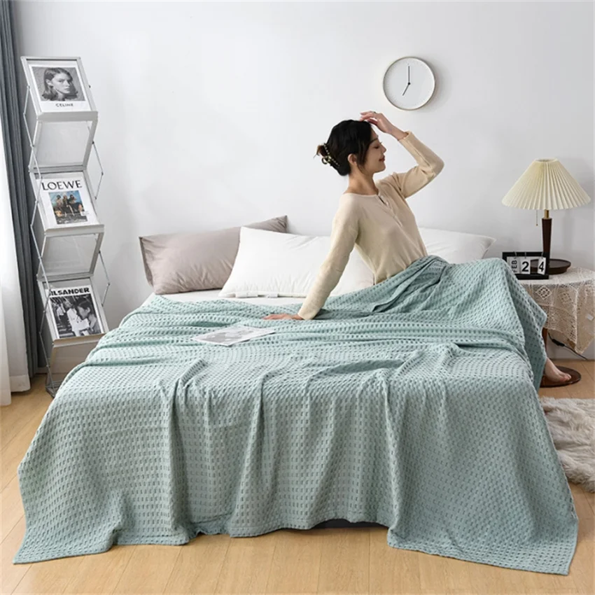 

Dedon Home вафельное одеяло из хлопка