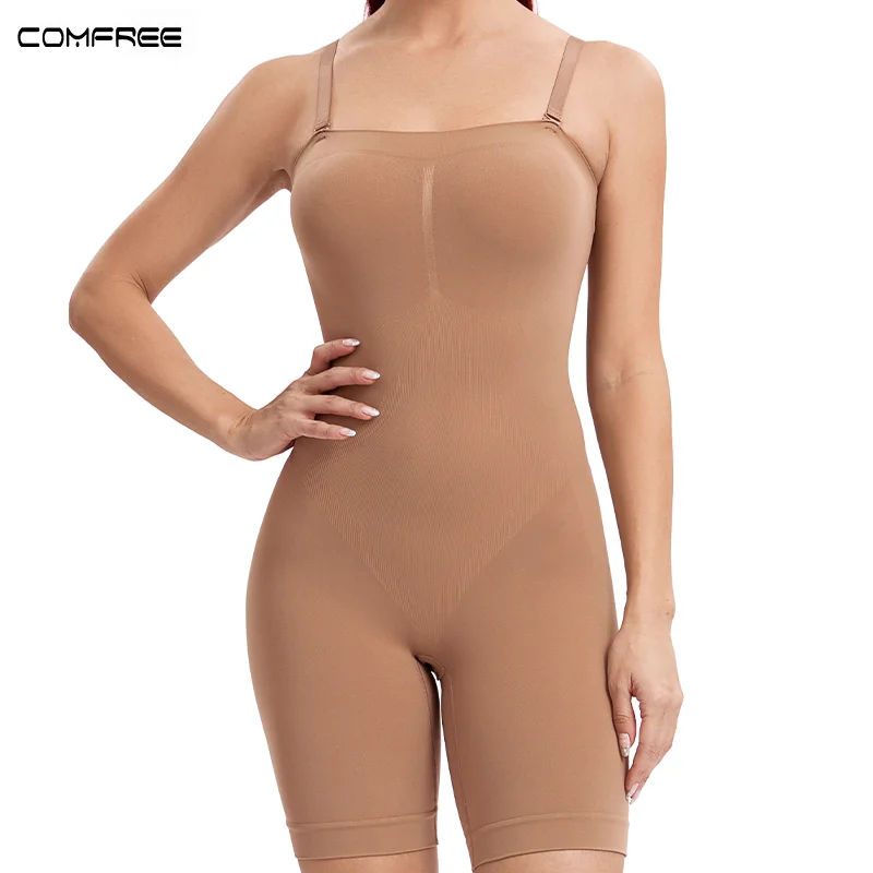 Sexy Full Bodyshaper For Women Sexy Seamless Butt Lifter Bodysuits Corsets COMFREE Waist Trainer Abdomen Slimming Shaper Fajas