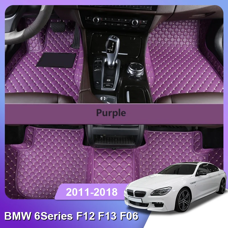 

Коврик автомобильный под заказ для BMW серий 6 F12 F13 F06 Coupe, аксессуары для интерьера, экологически чистый толстый коврик под заказ для левого и водительского привода