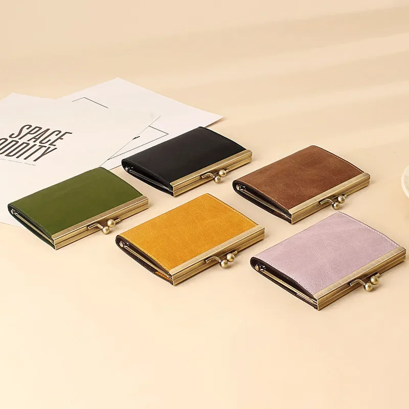 

Wallets for Women PU Leather Vintage Oil Wax Coin Purse Money Bag Purses Hasp Clutch Bags ID Credit Card Holder кошелек женский