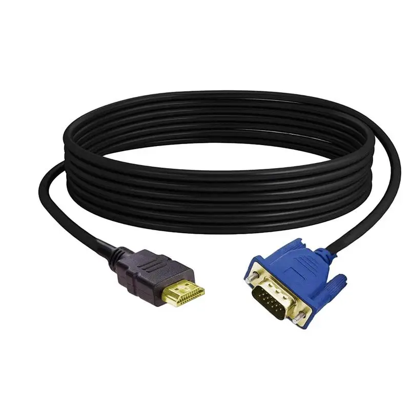 HDMIs-compatible to DVI Cable VGA Video Audio AV Cord Converter Adapter for HD TV Projector Tablet Display Output Converter Wire