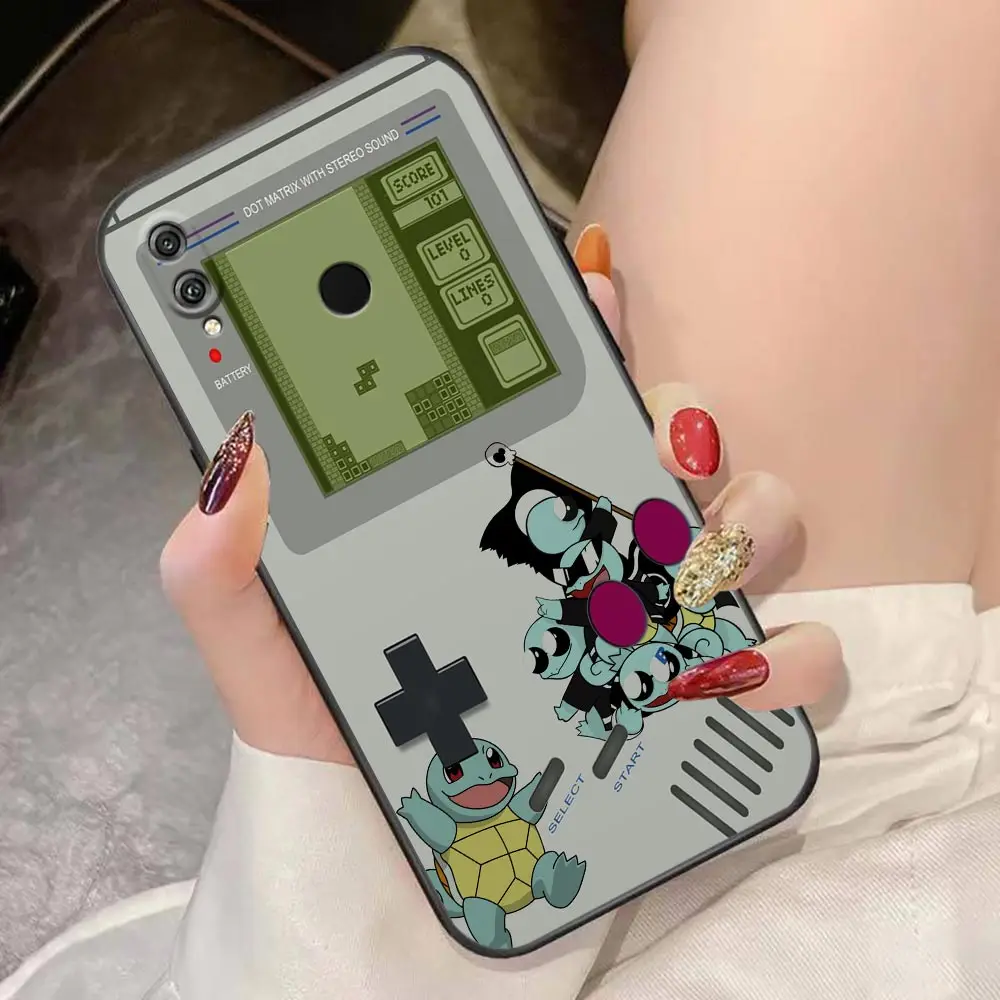 Case For HUAWEI Honor 9X 9 8 8X Max 80 70 60 50 30 20 10 10I NOTE 10 Lite Pro Case Funda Coque Shell Cartoon Game-Boy P-Pokemon