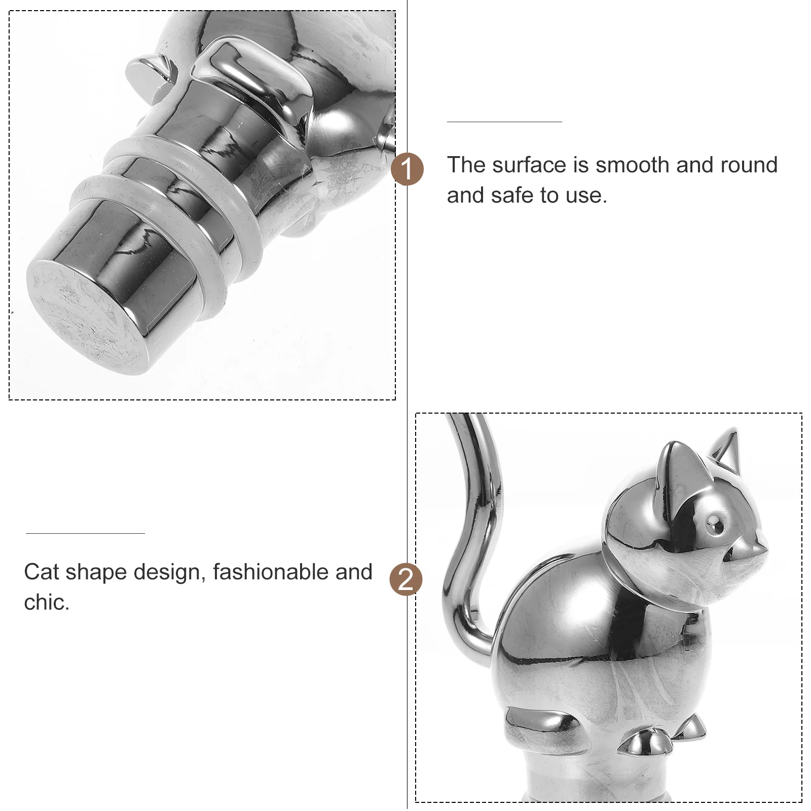 Пробка для бутылки с изображением кота сплав декоративная новинка барная посуда