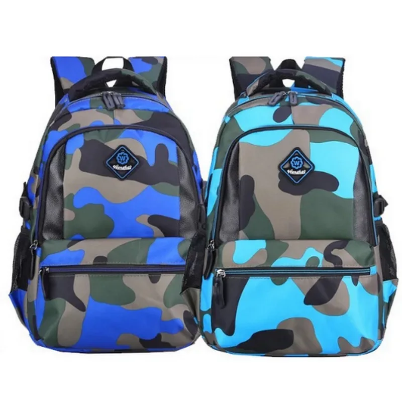 Waterproof Children School Bags For Girls Boys 2023 Kids Orthopedic Camouflage School Backpack kids School bag Mochila Escolar